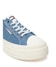 TOMMY HILFIGER TJW FOXING Canvas platform sneakers denim - Women&rsquo;s shoes - 3