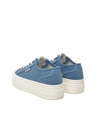 TOMMY HILFIGER TJW FOXING Canvas platform sneakers denim - Women&rsquo;s shoes - 5