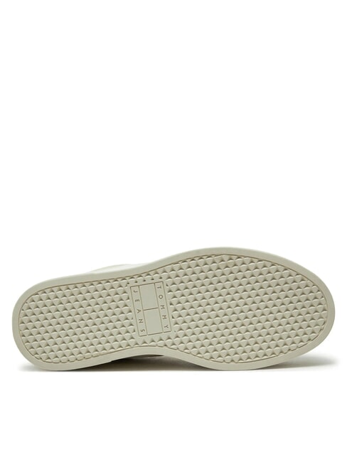 GREENWICH Flatform sneakers in suede leather newsprint - Women&rsquo;s shoes