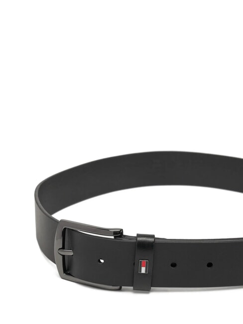 DENTON Leather belt black - Belts