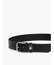 TOMMY HILFIGER TJ SCANTON Leather belt black - Belts - 3