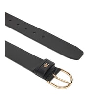 TOMMY HILFIGER ESSENTIAL EFFORTLESS Leather belt Made in Italy - Belts