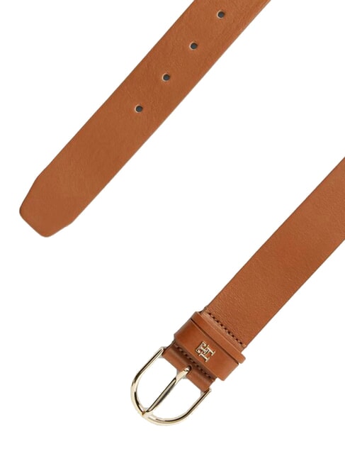 ESSENTIAL EFFORTLESS Leather belt Made in Italy cognac - Belts