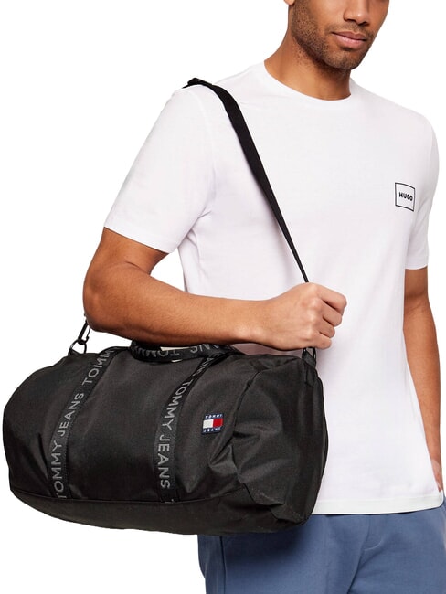 TJ ESS DAILY Duffel bag with shoulder strap black - Duffle bags