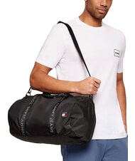 TOMMY HILFIGER TJ ESS DAILY Duffel bag with shoulder strap black - Duffle bags - 5