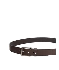 TOMMY HILFIGER DENTON Leather belt coffee beans - Belts - 3