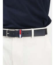 TOMMY HILFIGER TJM RYAN Leather belt dark night navy - Belts - 2
