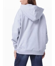 TOMMY HILFIGER OUTLINE FLAG TEE Regular fit hoodie ice blue heather - Women's Sweatshirts - 2