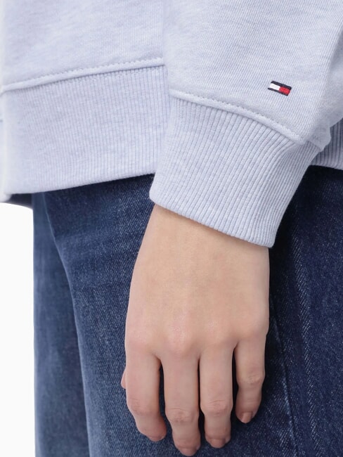 OUTLINE FLAG TEE Regular fit hoodie ice blue heather - Women's Sweatshirts