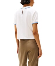 TOMMY HILFIGER TH Women's short-sleeved polo shirt ecru - Polo shirt - 2