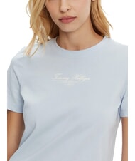 TOMMY HILFIGER TH Short-sleeved T-shirt with print breezy blue - T-shirt - 3