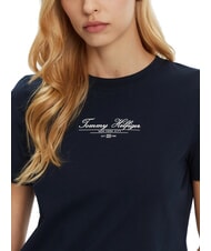 TOMMY HILFIGER TH Short-sleeved T-shirt with print dark night navy - T-shirt - 3