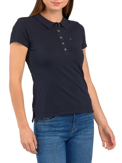 TH Women's short-sleeved polo shirt desert sky - Polo shirt
