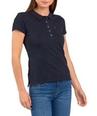 TOMMY HILFIGER TH Women's short-sleeved polo shirt desert sky - Polo shirt - 3
