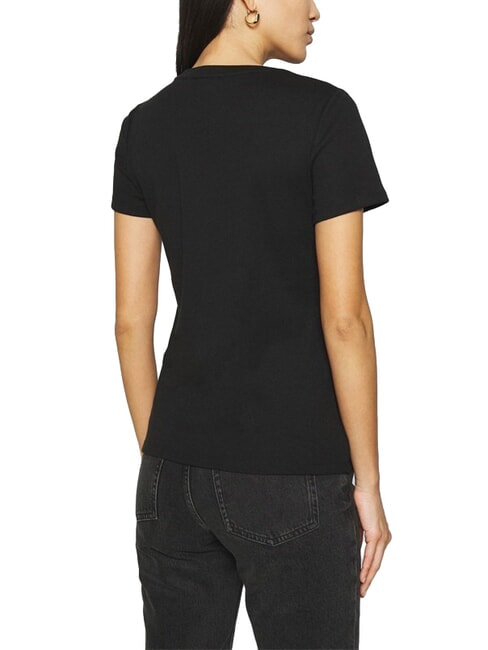 TH Short-sleeved round-neck T-shirt blue denim - T-shirt