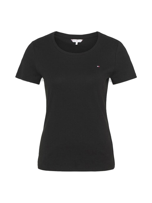 TH Short-sleeved round-neck T-shirt blue denim - T-shirt