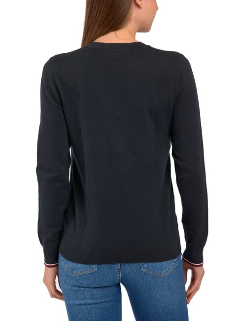 TH Women's V-neck sweater ck black - Women's Sweaters