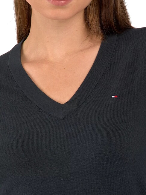 TH Women's V-neck sweater ck black - Women's Sweaters