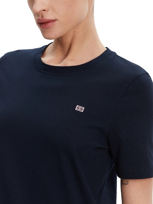 TH Regular fit short sleeve t-shirt dark night navy - T-shirt