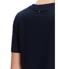 TOMMY HILFIGER TH Regular fit short sleeve t-shirt dark night navy - T-shirt - 4
