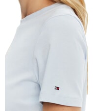 TOMMY HILFIGER TH Short-sleeved T-shirt with print breezy blue - T-shirt - 4