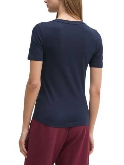 VARSITY Slim fit women's t-shirt with print dark night navy - T-shirt