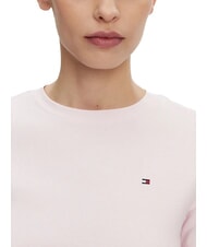 TOMMY HILFIGER TH Cotton T-Shirt light pink - T-shirt - 3