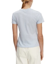 TOMMY HILFIGER SLUB Short-sleeved cotton T-shirt breezy blue - T-shirt - 2