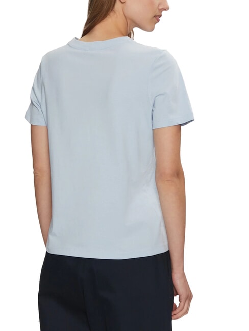 MODERN SCRIPT Cotton T-shirt with print breezy blue - T-shirt
