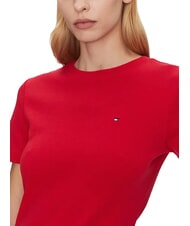 TOMMY HILFIGER TH Cotton T-Shirt primary red - T-shirt - 4