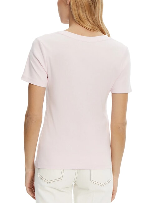TH Short-sleeved V-neck T-shirt light pink - T-shirt