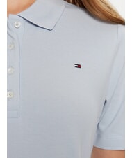 TOMMY HILFIGER TH 1985 Women's short-sleeved polo shirt breezy blue - Polo shirt - 4