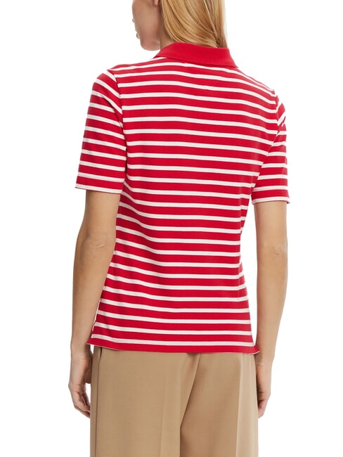 TH 1985 Women's short-sleeved polo shirt medium red/white - Polo shirt