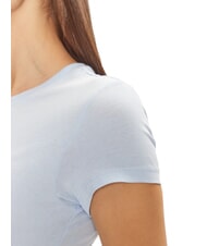 TOMMY HILFIGER TH JEANS Short-sleeved T-shirt with logo embroidery sweet blue - T-shirt - 4