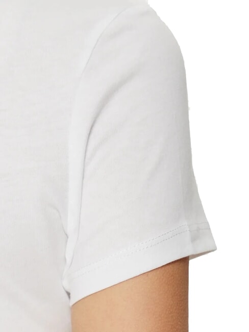 TH JEANS Short-sleeved V-neck T-shirt white - T-shirt