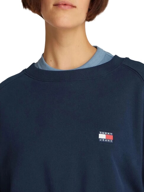 TJW Women's crewneck sweatshirt with drawstring dark night navy - Women's Sweatshirts