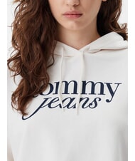TOMMY HILFIGER SCRIPT LOGO Relaxed fit hoodie ancient white - Women's Sweatshirts - 3