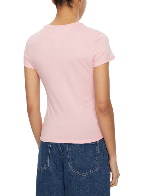 SCRIPT LOGO Short-sleeved T-shirt pink sugar stripe - T-shirt