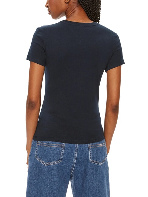 SCRIPT LOGO Short-sleeved T-shirt dark night navy - T-shirt