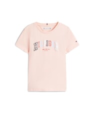 TOMMY HILFIGER KIDS BIMBA Short-sleeved T-shirt with print coral ice - Child T-shirt - 4