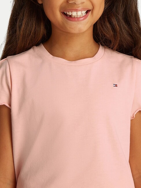 KIDS BIMBA Short-sleeved T-shirt with curls coral ice - Child T-shirt