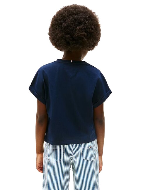 KIDS BIMBA Relaxed fit short-sleeved T-shirt dark night navy - Child T-shirt
