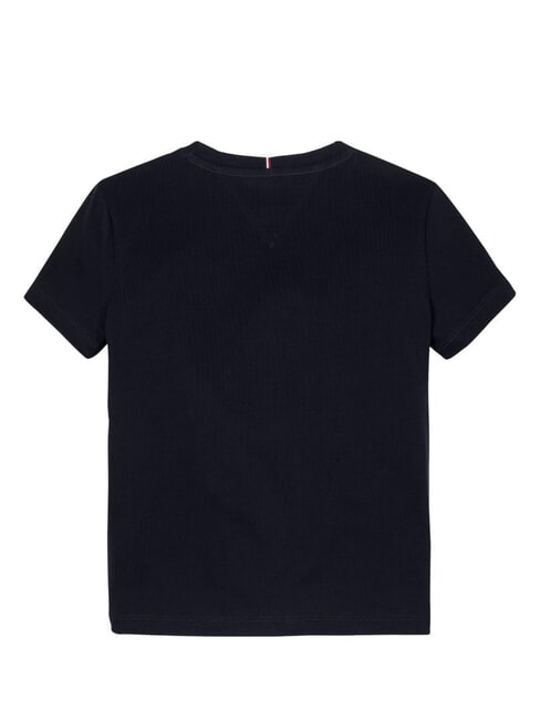 KIDS BIMBA Glitter print cotton T-shirt dark night navy - Child T-shirt