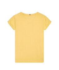 TOMMY HILFIGER KIDS BIMBA Short-sleeved T-shirt with curls lemongrass - Child T-shirt - 5