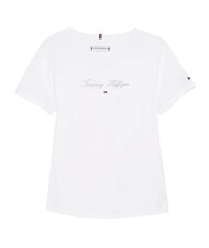 TOMMY HILFIGER KIDS BIMBA Short-sleeved T-shirt with logo print white - Child T-shirt - 3