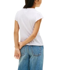 TOMMY HILFIGER KIDS BIMBA Short-sleeved T-shirt with curls white - Child T-shirt - 2