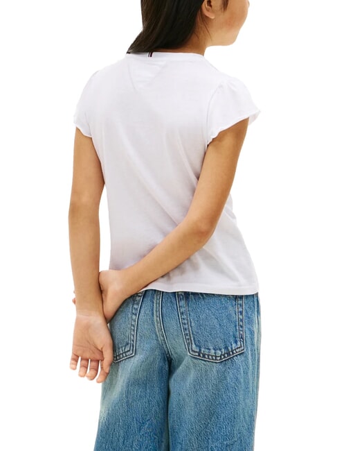 KIDS BIMBA Short-sleeved T-shirt with curls white - Child T-shirt