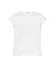 TOMMY HILFIGER KIDS BIMBA Short-sleeved T-shirt with curls white - Child T-shirt - 4