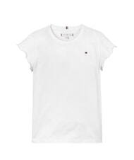 TOMMY HILFIGER KIDS BIMBA Short-sleeved T-shirt with curls white - Child T-shirt - 3
