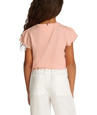 TOMMY HILFIGER KIDS BIMBA Short-sleeved T-shirt with curls coral ice - Child T-shirt - 2